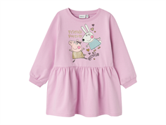 Name It pastel lavender Peppa Pig sweatshirt dress